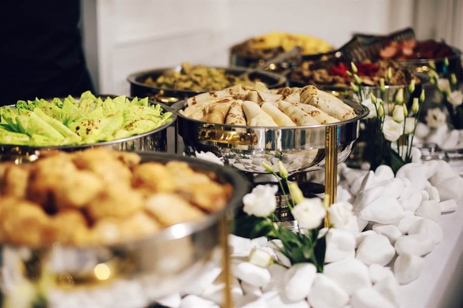 Catering buffet styling